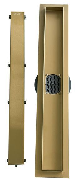 Трап для душа VBI FORT 2в1 90 BRUSHED GOLD VBI-060109BG фото