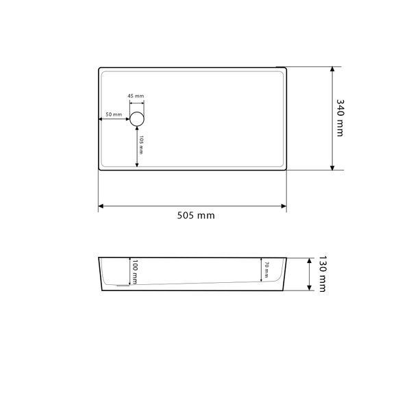 Умывальник (раковина) VBI VELLETRI BLACK STONE MATT накладной VBI-015902 фото