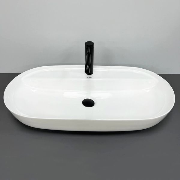Умивальник (раковина) VBI TERNI M WHITE накладний VBI-011801 фото
