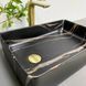 Умывальник (раковина) VBI VELLETRI BLACK STONE MATT накладной VBI-015902 фото 5