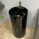 Умивальник (раковина) VBI BOLONIA M BLACK MARBLE підлоговий VBI-019026 фото 4