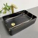 Умывальник (раковина) VBI VELLETRI BLACK STONE MATT накладной VBI-015902 фото 4