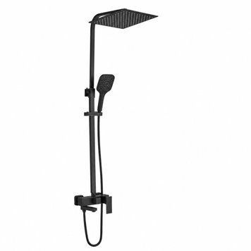 Душовий гарнітур VBI LORENO BLACK з виливом VBI-050211BL фото