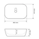 Умивальник (раковина) VBI RAVENNA SAND GLOSSY накладний VBI-011231 фото 2