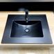 Умывальник (раковина) VBI FERRARA 60 BLACK MATT врезной VBI-018042 фото 1