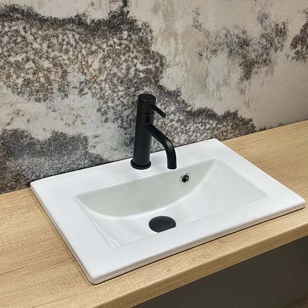 Умывальник (раковина) VBI TEORA 50 WHITE врезной VBI-018050 фото