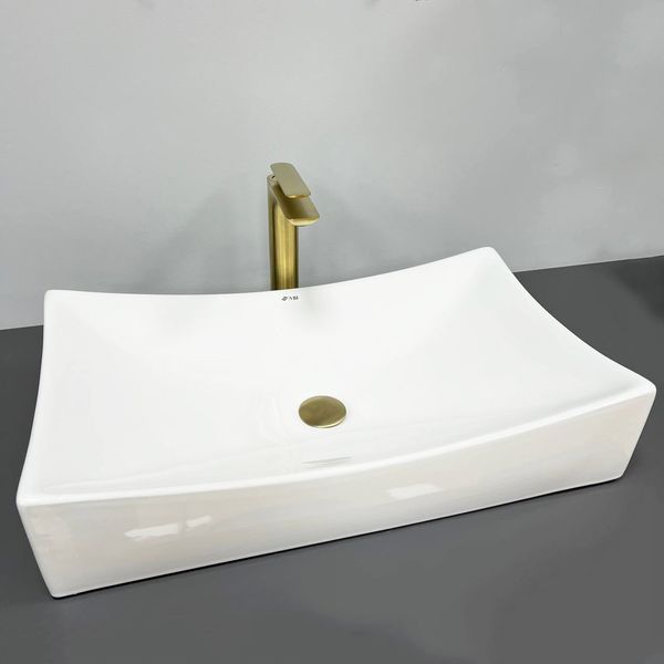 Умивальник (раковина) VBI VIAREGGIO M WHITE накладний VBI-016202 фото