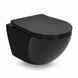 Подвесной унитаз VBI VULCANO BLACK GLOSSY VBI-020414 фото 1