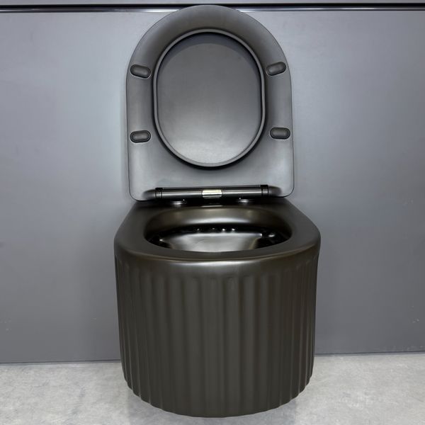 Підвісний унітаз VBI TORCELLO BLACK MATT VBI-020801 фото