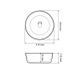Умывальник (раковина) VBI LARINO WHITE накладной VBI-012621 фото 4