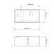 Умивальник (раковина) VBI LECCO WHITE накладний VBI-015603 фото 3
