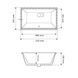 Умывальник (раковина) VBI MANTUA WHITE врезной VBI-018029 фото 2