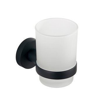 Склянка для зубних щіток VBI URANUS BLACK VBI-040404BL фото