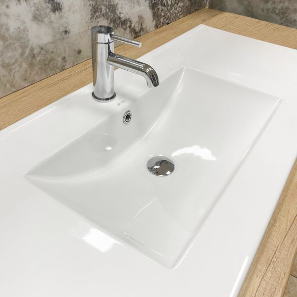 Умывальник (раковина) VBI FERRARA 120 WHITE врезной VBI-018031 фото