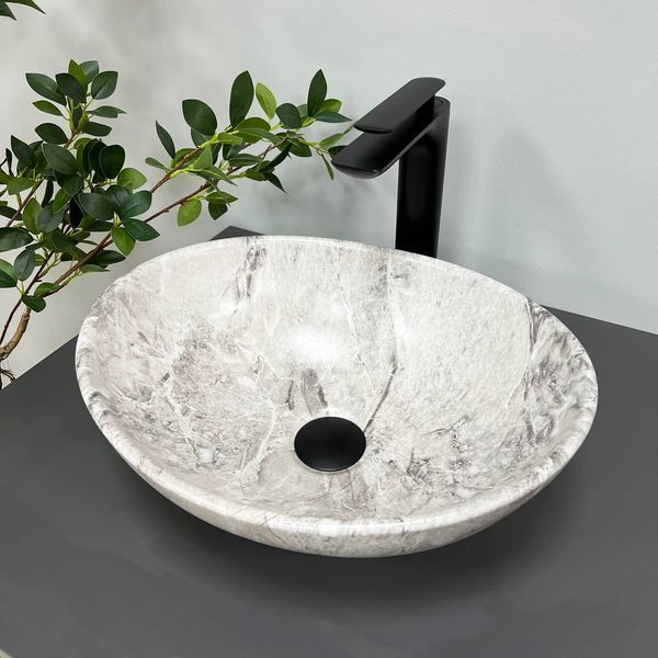 Умывальник (раковина) VBI PARMA STONE MATT накладной VBI-011005 фото