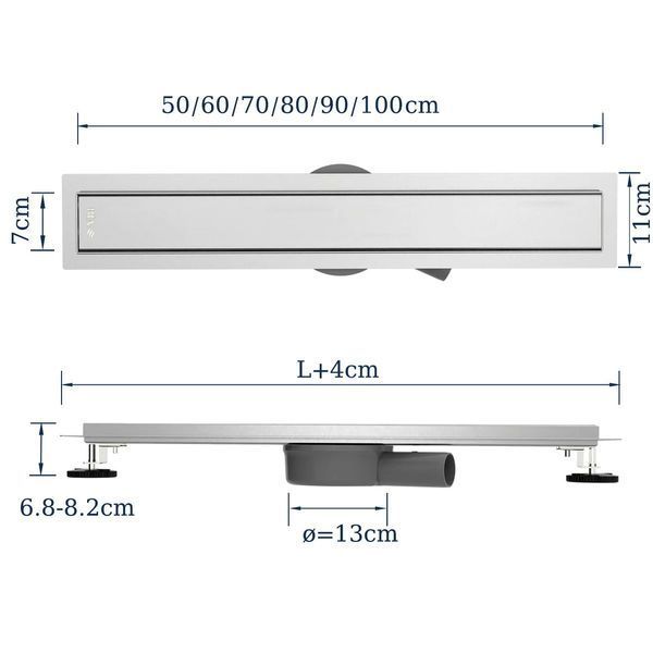 Трап для душа VBI FORT 2в1 60 GOLD VBI-060106GL фото