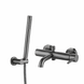 Настінний змішувач для ванни та душу VBI MILANO GRAPHITE VBI-050106GR фото 1