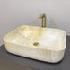 Умивальник (раковина) VBI PALERMO MARBLE YELLOW накладний VBI-012309 фото 1