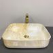 Умивальник (раковина) VBI PALERMO MARBLE YELLOW накладний VBI-012309 фото 3