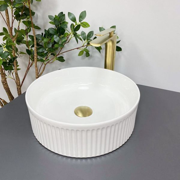 Умивальник (раковина) VBI BRINDISI WHITE накладний VBI-014100 фото
