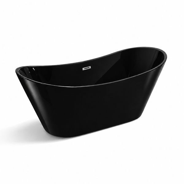 Ванна VBI MARMOLADA BLACK 170 x 75 окремостояча VBI-071117 фото