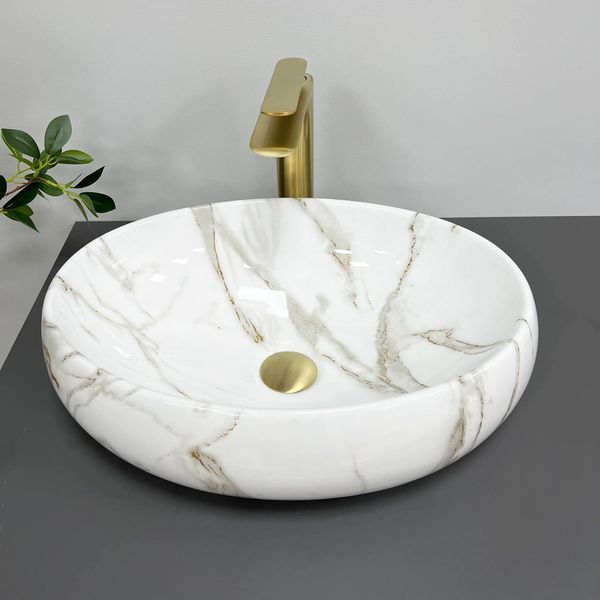 Умывальник (раковина) VBI VENETO LAVA GLOSSY накладной VBI-012804 фото
