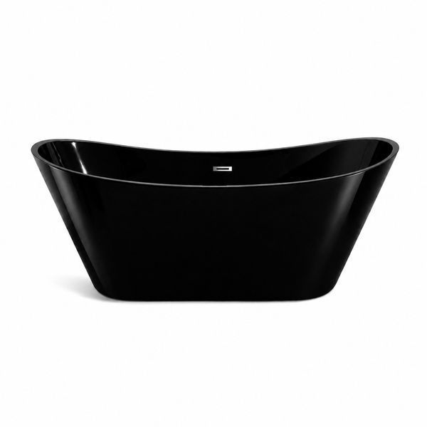 Ванна VBI MARMOLADA BLACK 170 x 75 окремостояча VBI-071117 фото