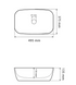 Умивальник (раковина) VBI OLBIA GREY STONE GLOSSY накладний VBI-014302 фото 4
