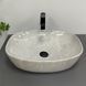 Умивальник (раковина) VBI OLBIA GREY STONE GLOSSY накладний VBI-014302 фото 1