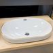 Умывальник (раковина) VBI GAETA WHITE GOLD EDGE врезной VBI-018032 фото 1
