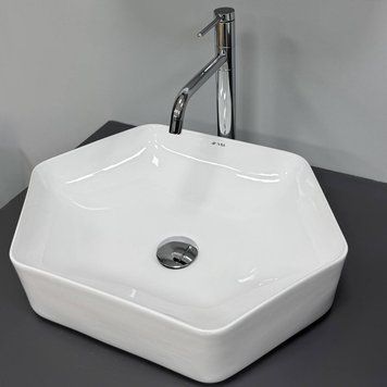 Умивальник (раковина) VBI QUAGLIO WHITE накладний VBI-012622 фото