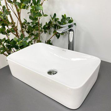 Умивальник (раковина) VBI ALIANO WHITE накладний VBI-012602 фото