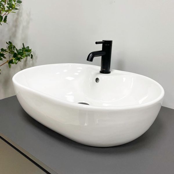 Умывальник (раковина) VBI LISCIA WHITE накладной VBI-015505 фото