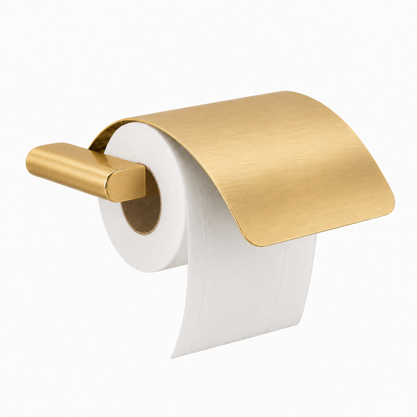 Тримач для туалетного паперу з кришкою VBI TERRA BRUSHED GOLD VBI-040713BG фото