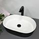 Умивальник (раковина) VBI VERONA 50 BLACK WHITE накладний VBI-011309 фото 4
