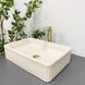 Умивальник (раковина) VBI BRESCIA BEIGE MATT накладний VBI-013902 фото 3