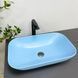 Умивальник (раковина) VBI AVEZZANO BLUE MATT накладний VBI-014403 фото 3