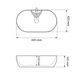 Умывальник (раковина) VBI LISCIA WHITE накладной VBI-015505 фото 2