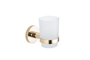 Склянка для зубних щіток VBI VENUS BRUSHED GOLD VBI-040004BG фото