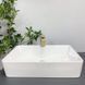 Умывальник (раковина) VBI FORLI XL WHITE накладной VBI-011104 фото 4