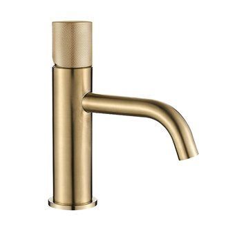 Змішувач для умивальника VBI MILANO DUO BRUSHED GOLD низький VBI-050100BG-H02BG фото