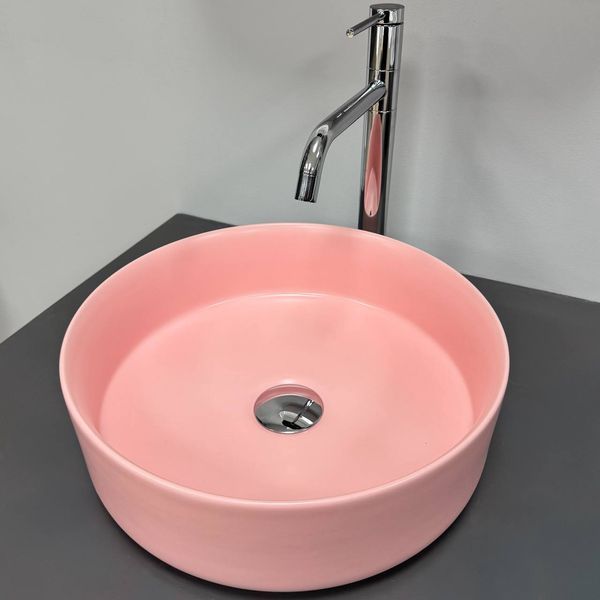 Умивальник (раковина) VBI PRATO PINK MATT накладний VBI-011417 фото