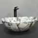 Умывальник (раковина) VBI PARMA STATUARIO BLACK VEINS GLOSSY накладной VBI-011009 фото 4