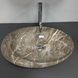 Умывальник (раковина) VBI VICENZA M BROWN STONE GLOSSY накладной VBI-014805 фото 3