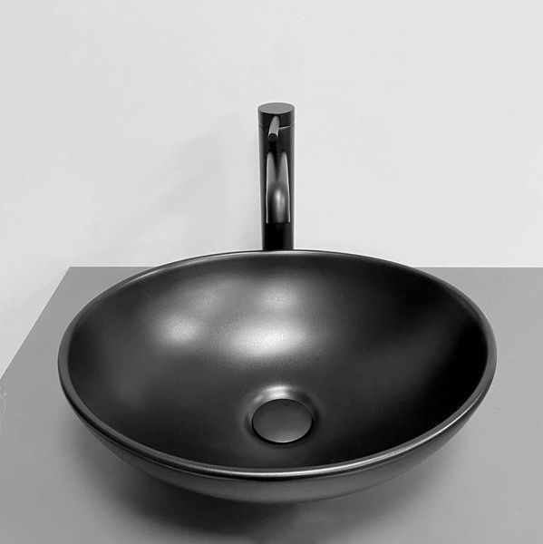 Умывальник (раковина) VBI PARMA BLACK MATT накладной VBI-011022 фото