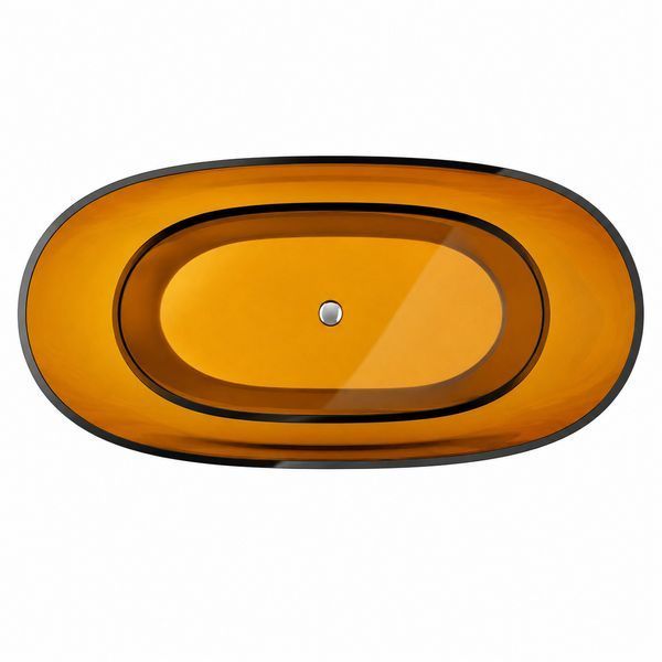 Ванна VBI VESUVIO BROWN 170 x 78 отдельностоящая стеклянная VBI-075002 фото