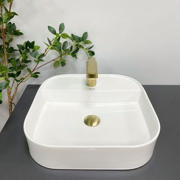 Умывальник (раковина) VBI LESINA 2 WHITE накладной VBI-015301 фото
