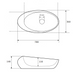 Умывальник (раковина) VBI VICENZA M GREY STONE GLOSSY накладной VBI-014806 фото 6
