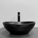 Умывальник (раковина) VBI PARMA BLACK MATT накладной VBI-011022 фото 2
