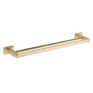 Подвійна вішалка для рушників VBI MARS BRUSHED GOLD VBI-040108BG фото